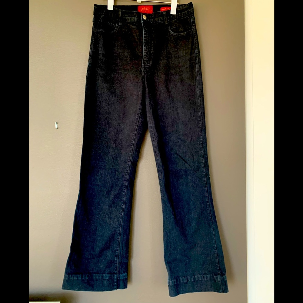 A pair of NYDJ Not Your Daughters Jeans.  Black.  Bootcut.  Style # 400B.